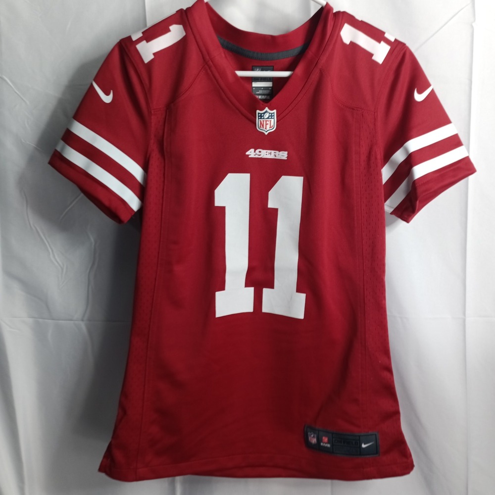 Nike San Francisco 49ers Brandon Aiyuk 11 NFL Jersey Womens Small Red